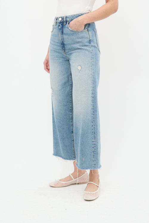 Toteme Light Wash Flare Fit Jeans