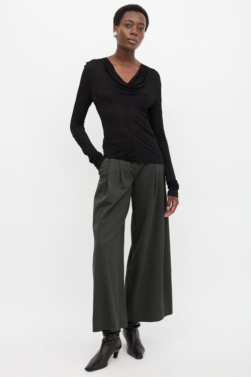 Toteme Mesh Cowl Top