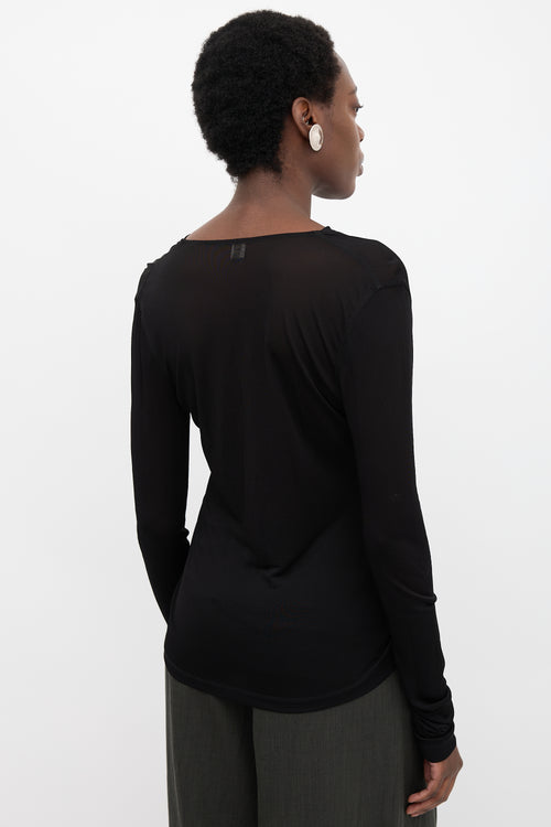 Toteme Mesh Cowl Top