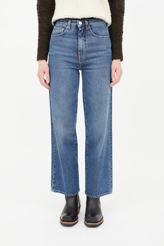 Totême Mid Wash Flare Fit Jeans