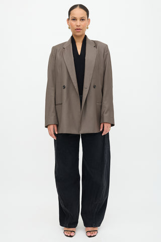 Toteme Oversized Double Breasted Blazer