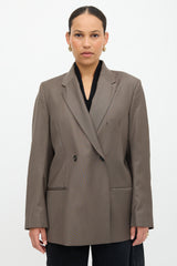 Toteme Oversized Double Breasted Blazer