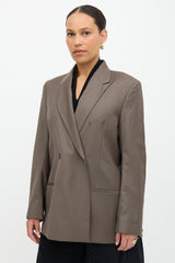 Toteme Oversized Double Breasted Blazer