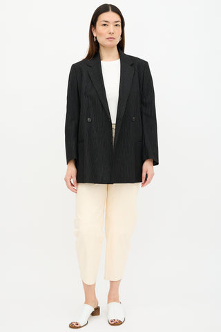 Toteme Oversized Pinstripe Blazer