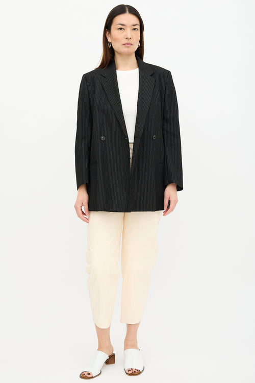 Toteme Oversized Pinstripe Blazer
