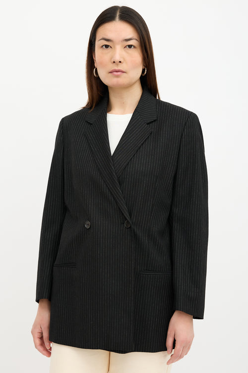 Toteme Oversized Pinstripe Blazer