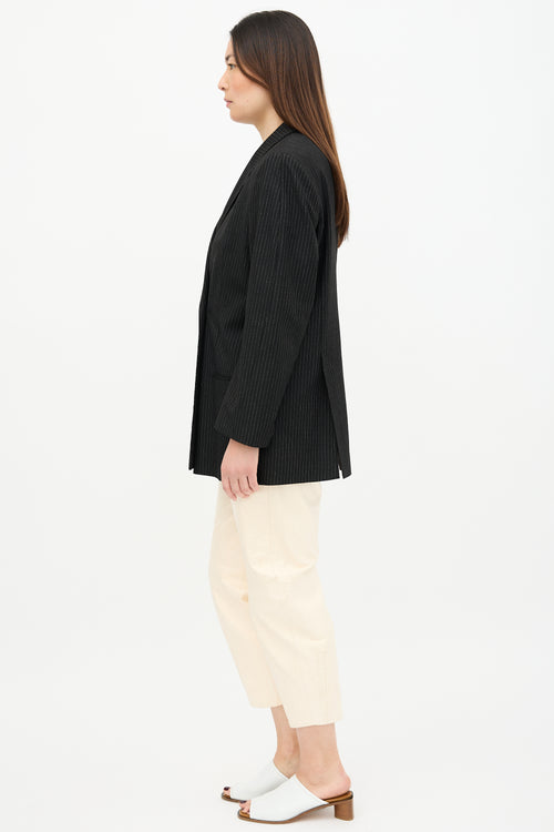 Toteme Oversized Pinstripe Blazer