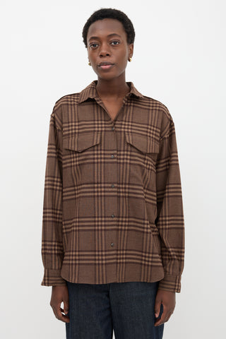 Toteme Plaid Novella Shirt