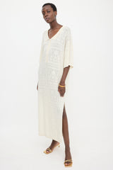 Toteme Pointelle Monogram Dress