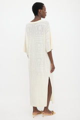 Toteme Pointelle Monogram Dress