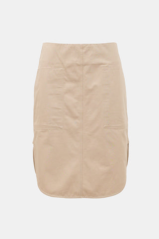 Toteme Curved Hem Midi Skirt