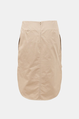 Toteme Curved Hem Midi Skirt