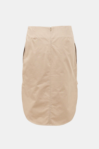 Toteme Curved Hem Midi Skirt