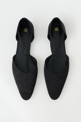 Toteme Satin T-Strap Flat