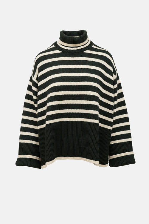 Toteme Signature Stripe Turtleneck Sweater