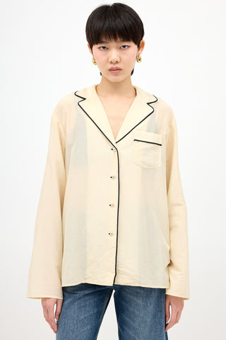 Toteme Silk PJ Blouse