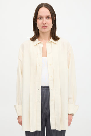 Toteme Silk Pleated Shirt