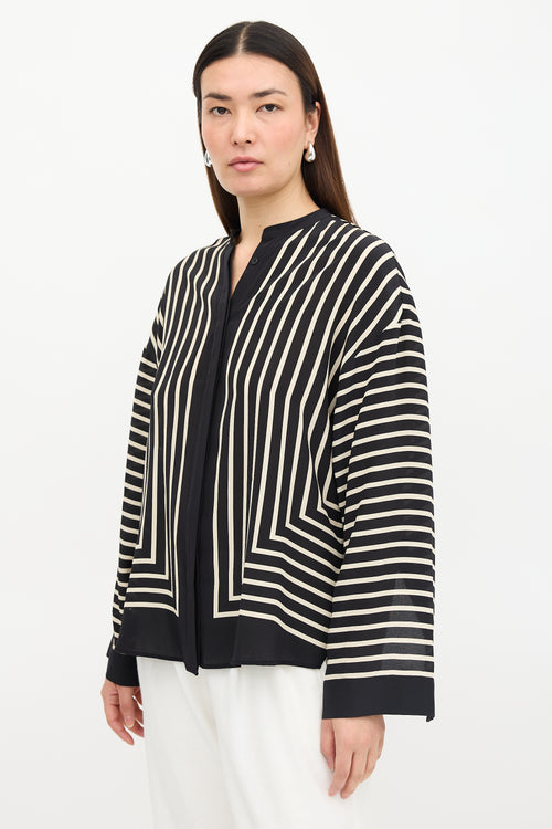 Toteme Silk Striped Blouse