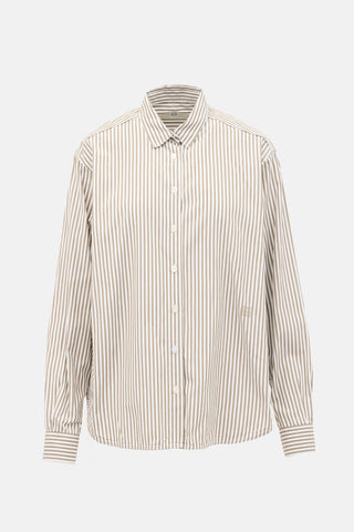 Toteme Striped Signature Shirt