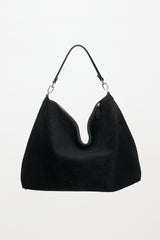 Toteme Suede Bevel Bag