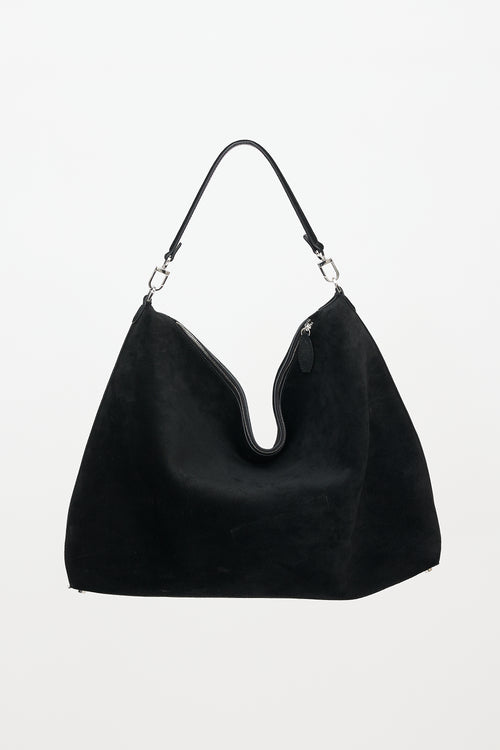 Toteme Suede Bevel Bag