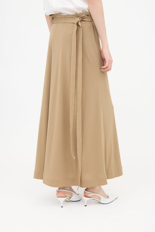 Toteme Tie Waist Wrap Skirt