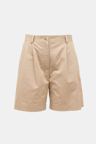 Toteme Twill Pleated Shorts