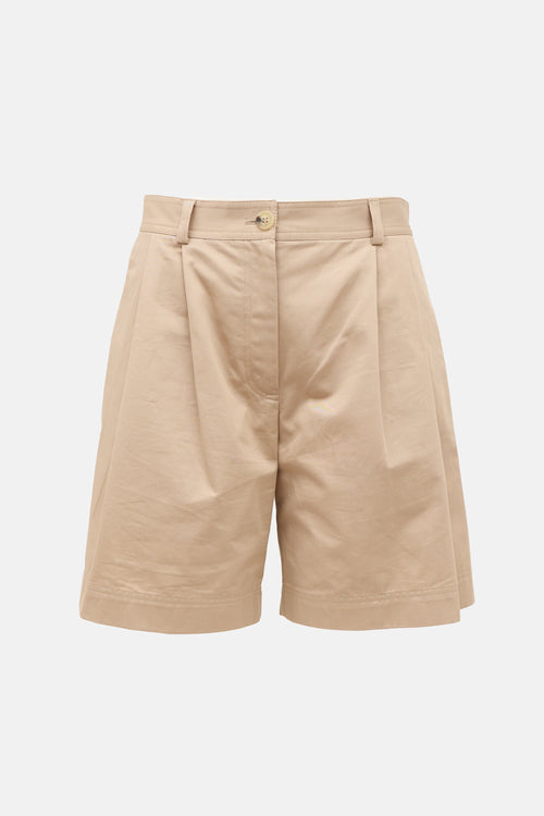 Toteme Twill Pleated Shorts