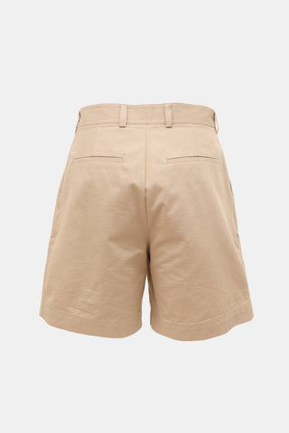 Toteme Twill Pleated Shorts