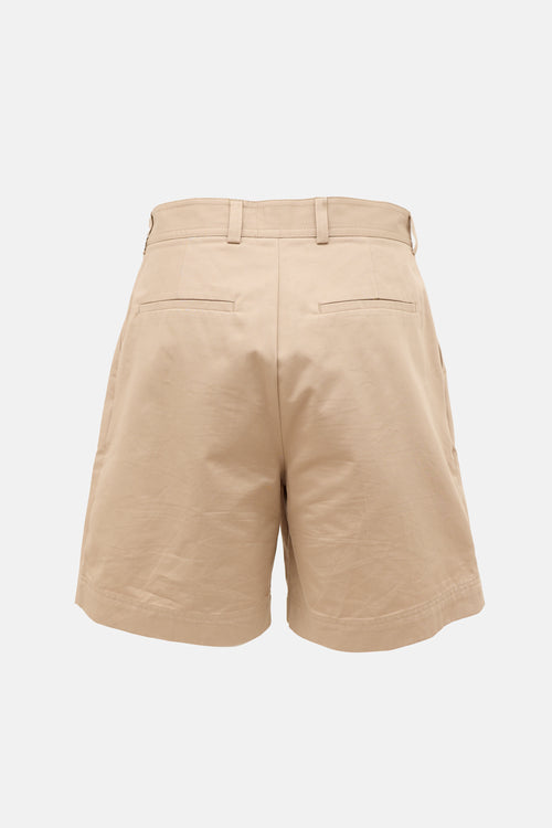 Toteme Twill Pleated Shorts