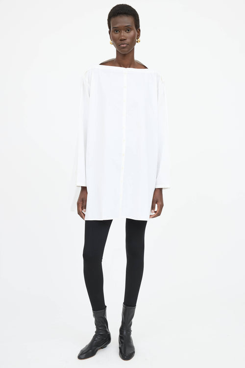 Toteme Boat Neck Mini Dress