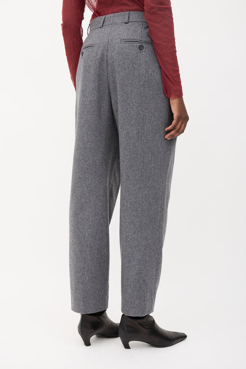 Toteme Wool Double Pleated Trouser