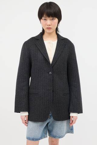 Toteme Wool Longline Blazer