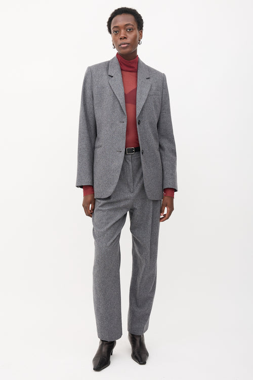 Toteme Wool Tailored Suit Jacket