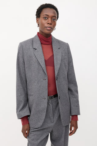 Toteme Wool Tailored Suit Jacket