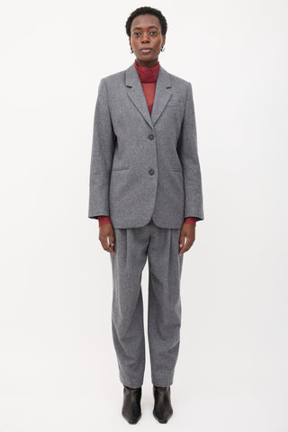 Toteme Wool Tailored Suit Jacket
