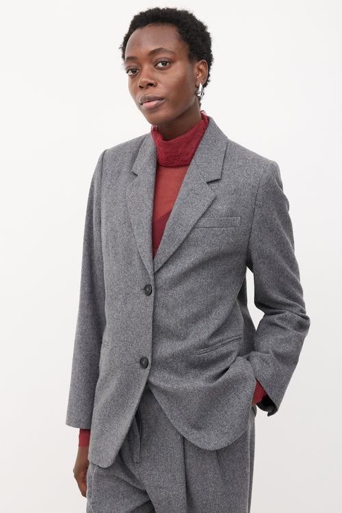 Toteme Wool Tailored Suit Jacket