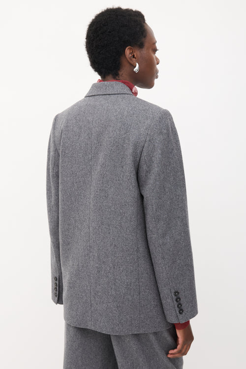 Toteme Wool Tailored Suit Jacket