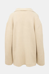 Toteme Wool & Cashmere Polo Sweater