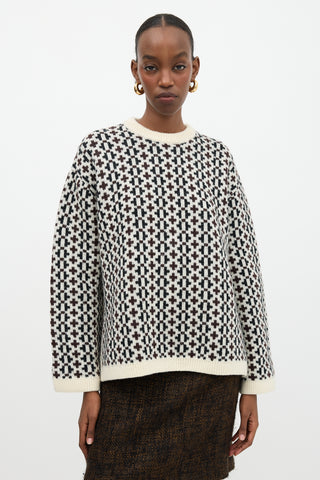 Toteme Wool Norwegian Knit Sweater