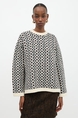 Toteme Wool Norwegian Knit Sweater