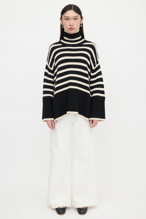 Toteme Wool Signature Stripe Sweater
