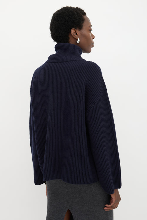 Toteme Wool Wrapped Neck Sweater
