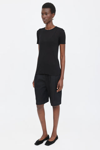 Toteme Relaxed Twill Shorts