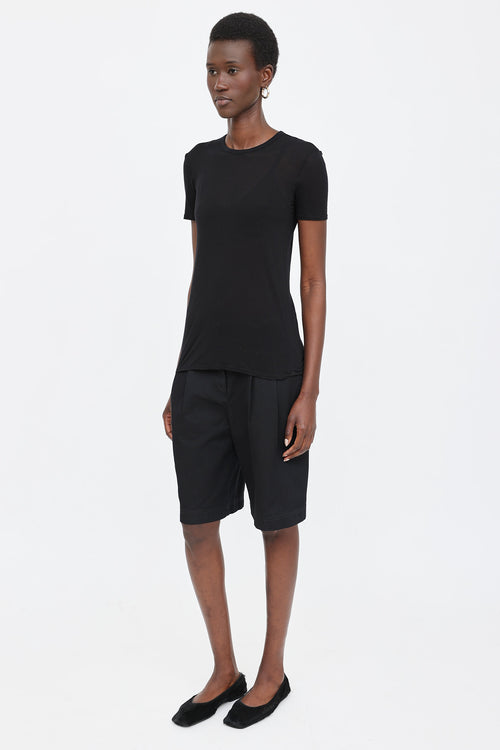 Toteme Relaxed Twill Shorts