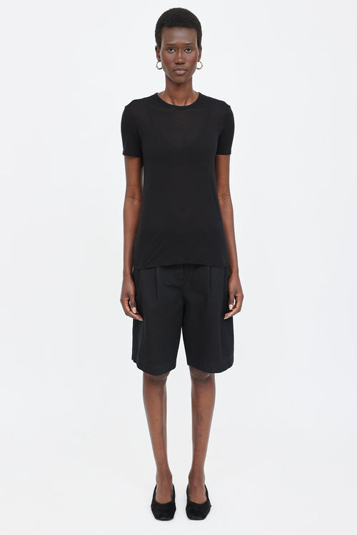 Toteme Relaxed Twill Shorts