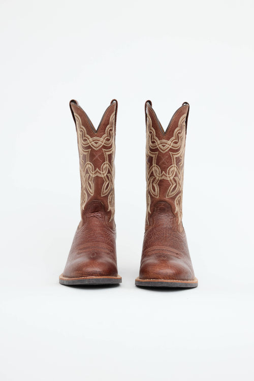 VSP Archive Embroidered Western Boot