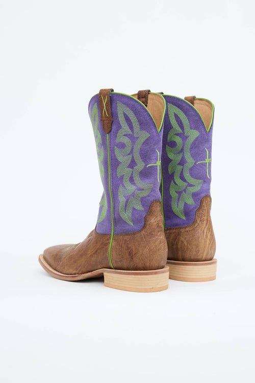VSP Archive Leather Embroidered Western Boot