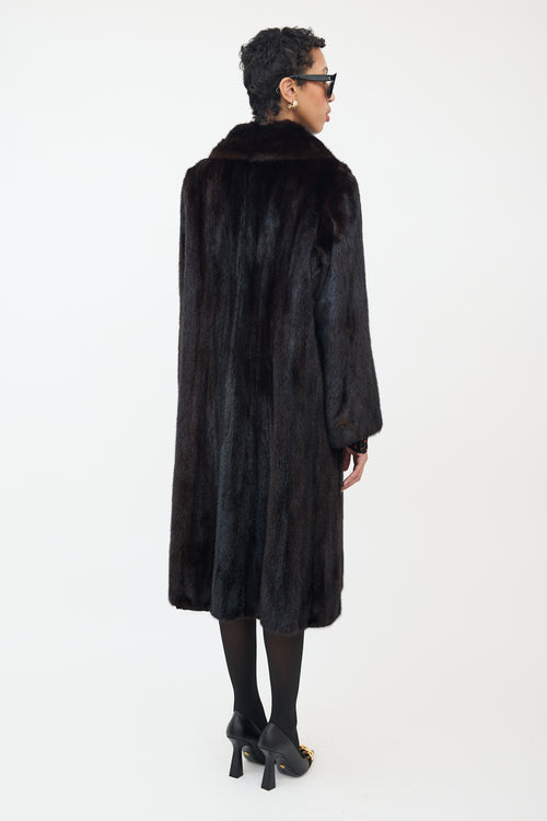 Dasco Brown Fur Long Coat