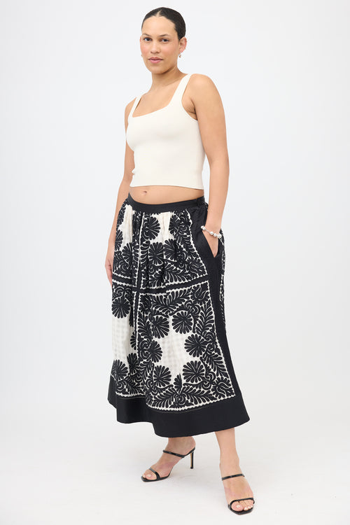 Ulla Johnson Fall 2022 Floral Francesca Skirt